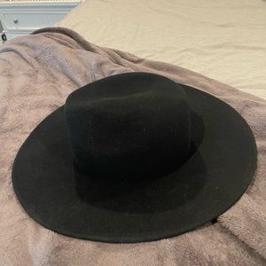 Black Hard Brim Hat